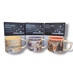 Starbucks Star Wars Mugs 2023 'Been There' May the 4th Jakku Corusant Mustafar